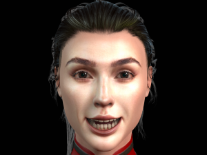Gal gadot character design ready for animation Model 3D