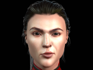 Gal gadot character design ready for animation Model 3D