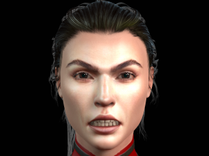Gal gadot character design ready for animation Model 3D