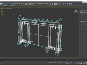 3d animation gate for max and lumion 3D Model