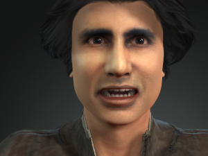 amitabh bachchan 3d character design ready for animation 3Dモデル