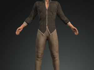 amitabh bachchan 3d character design ready for animation 3Dモデル