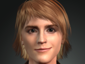 of emma watson hermione harry potter actor Model 3D