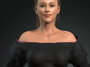 of ariana grande the great singer Modèle 3D