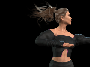 of ariana grande the great singer Modèle 3D