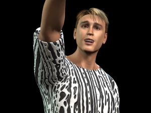 of justin bieber the great singer 3D Model
