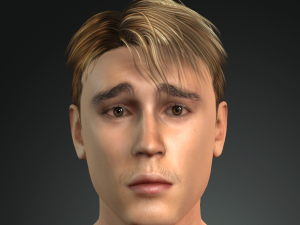 of justin bieber the great singer 3D Model