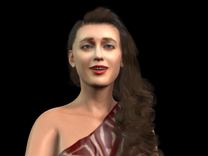 s of eva green the famous actress Modelo 3D
