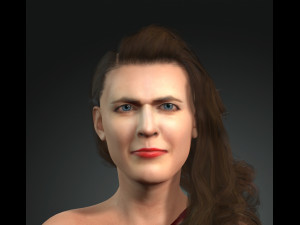 s of eva green the famous actress Modelo 3D