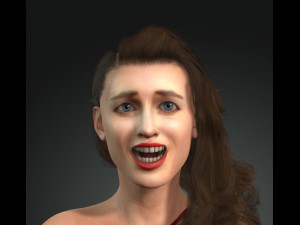 s of eva green the famous actress Modelo 3D