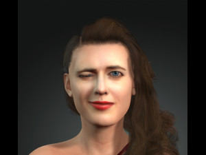 s of eva green the famous actress Modelo 3D