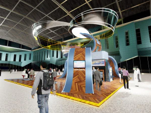 custom exhibition booth 7 3D Model