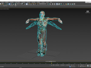 3d warrior model ready for animation Modelo 3D