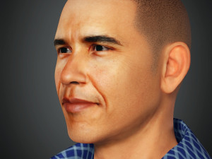 For barack obama president of the united states of america ready for animation Modelo 3D