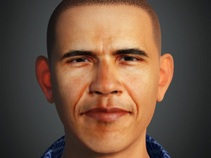 For barack obama president of the united states of america ready for animation Modelo 3D