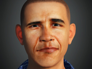 For barack obama president of the united states of america ready for animation Modelo 3D