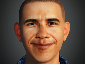 For barack obama president of the united states of america ready for animation Modelo 3D
