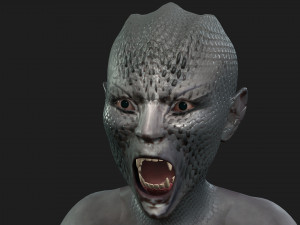 alien ready for animation 3D Model