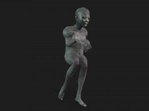 alien ready for animation Model 3D