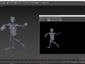 alien ready for animation Model 3D
