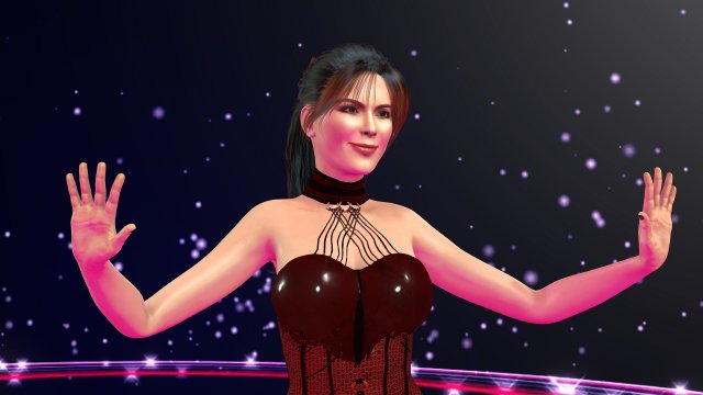 Dancing Women 1 3D Rigged model ready for animation 3D Model .c4d .max .obj .3ds .fbx .stl .blend 