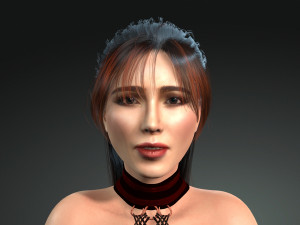Dancing Women 1 3D Rigged model ready for animation 3D Model