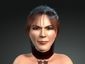 Dancing Women 1 3D Rigged model ready for animation 3D Model
