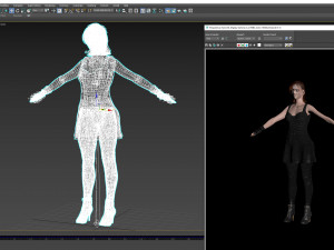3D Women -Maisie Williams 3D Rigged model ready for animation Model 3D
