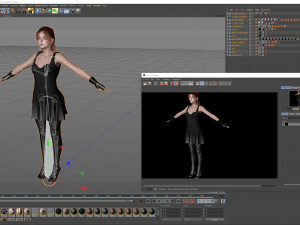 3D Women -Maisie Williams 3D Rigged model ready for animation Model 3D