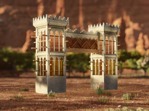 Heritage gate 1 3D Model