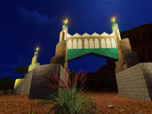 Heritage gate 2 and heritage Tower 2 3Dモデル