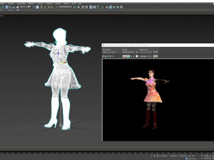 3D Women -Emilia Clarke 3D Rigged model ready for animation 3D-Modell
