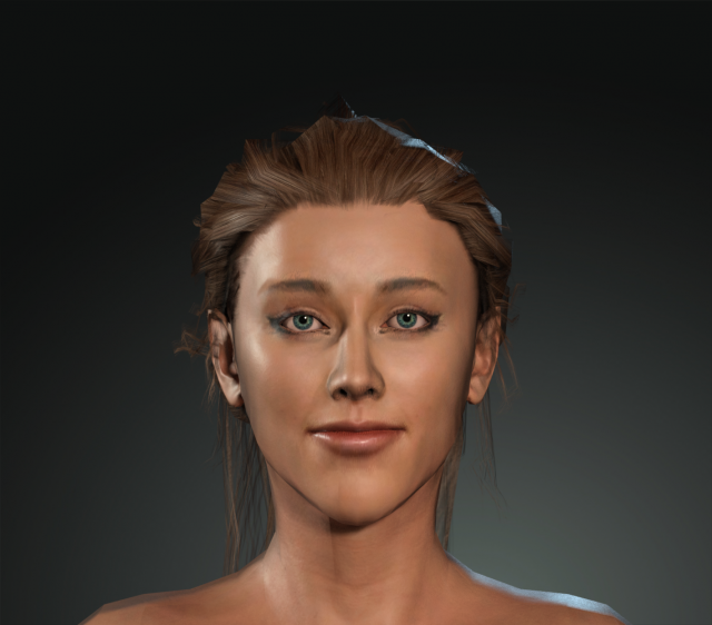 of Ariana Grande the singer low poly for Game 3D Модель .c4d .max .obj .3ds .fbx .stl .blend 