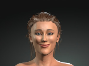 of Ariana Grande the singer low poly for Game 3D Модель