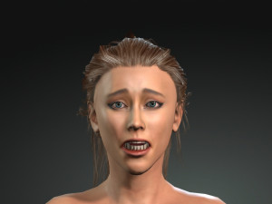 of Ariana Grande the singer low poly for Game 3D Модель