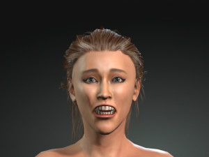 of Ariana Grande the singer low poly for Game 3D Модель