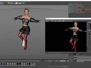 of Ariana Grande the singer low poly for Game 3D Модель