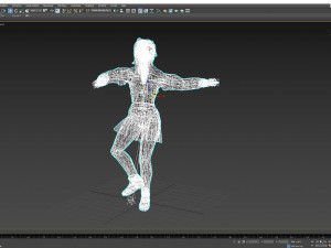 of Ariana Grande the singer low poly for Game 3D Модель