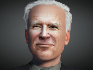 3D Man -US President Joe Biden 3D Rigged model ready for animation 3D Model