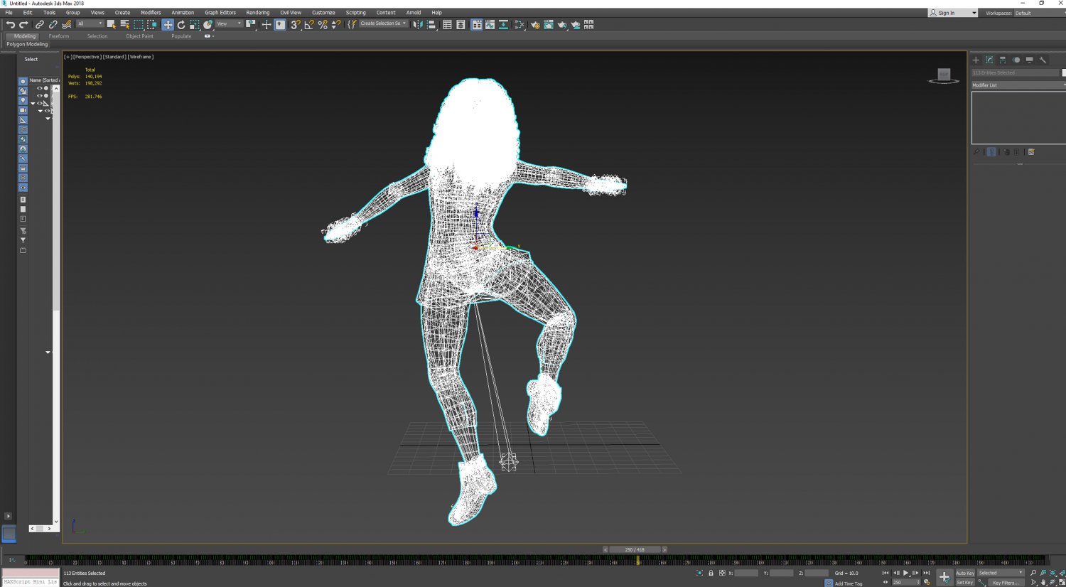 Zendaya dancing girl 3D Rigged model ready for animation 3D Model in Woman  3DExport
