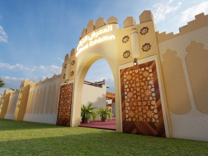 3D design for an entire exhibition of Arab heritage 3D Model
