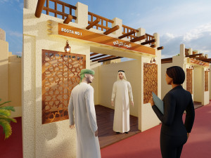 3D design for an entire exhibition of Arab heritage 3D Модель