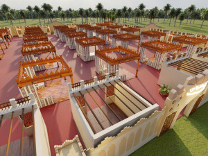 3D design for an entire exhibition of Arab heritage 3D Модель