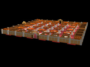 3D design for an entire exhibition of Arab heritage 3D Модель