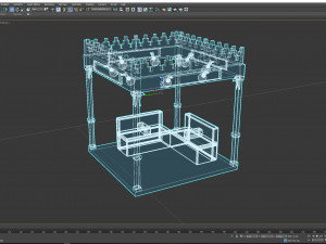 3D design for an entire exhibition of Arab heritage 3D Модель