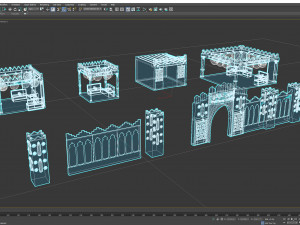 3D design for an entire exhibition of Arab heritage 3D Модель
