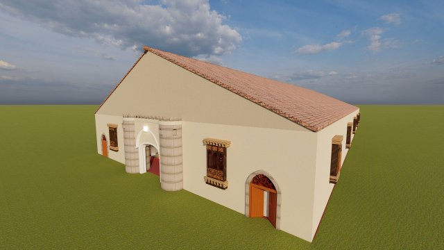3D design for Exhibition inside a tent 3D 模型 .c4d .max .obj .3ds .fbx .stl .blend 