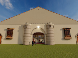 3D design for Exhibition inside a tent 3D 模型