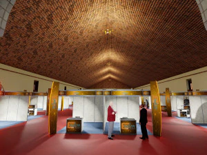3D design for Exhibition inside a tent 3D Model