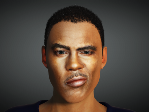 Chris Rock 3D Rigged model ready for animation Modeling for comedian Chris Rock Animation facility Modello 3D